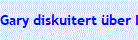 Gary diskuitert �ber Depressionen