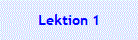 Lektion 1