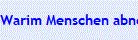 Warim Menschen abnehmen 